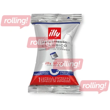 Kafijas kapsulas Illy Classico Lungo, IperEspresso