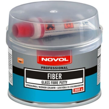 Špaktele ar stikla šķiedru FIBER 200g Novol