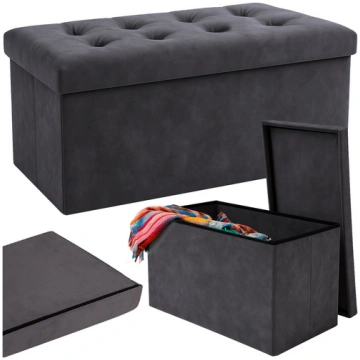 Saliekams pufs ar kasti Ruhhy 00026130, 76x38x38cm