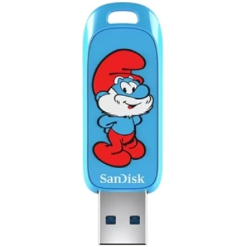 Zibatmiņa Sandisk Smurfs 64GB Brainy Smurf Edition