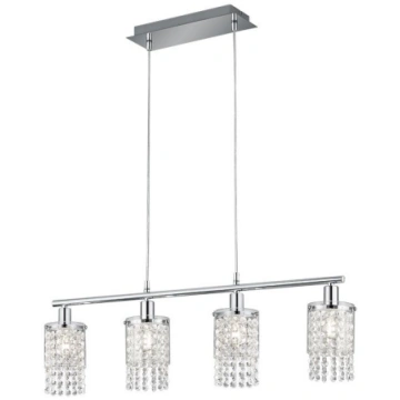 Trio-Lighting Posh 4-pc E14 chrome/transparent pie