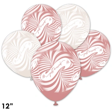 VINTAGE BALLOON PRINTED OPTICAL ILLUSION COL."JUST