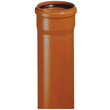 Lietaus nuotekų vamzdis PVC 200 x 4.0mm x 2m 21986