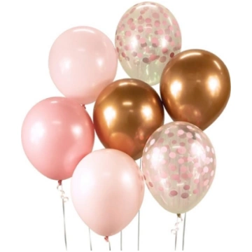 GoDan Bukiet balonowy Beauty&Charm róowo-miedziany