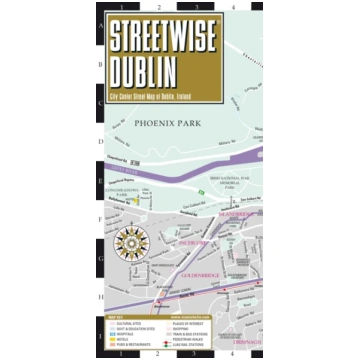 Streetwise Dublin Map - Laminated City Center Stre