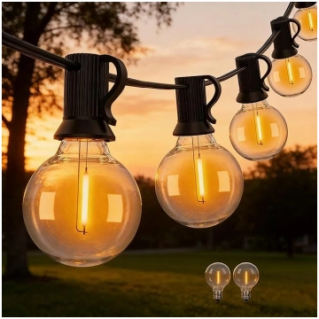 100FT Außenbereich Lichterketten, IP44 Wasserdicht
