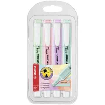STABILO swing cool Pastel marker 4 pc(s) Chisel ti