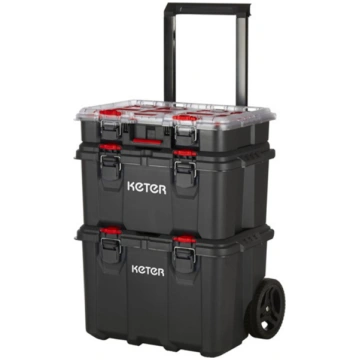 Instrumentu kastu komplekts uz riteņiem Stack"N"Ro