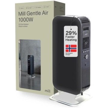Eļļas sildītājs ar 1000 W jaudu un trim apkures lī