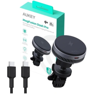 AUKEY HD-MC13A Qi2 15W 3A Cooling Wireless Charger