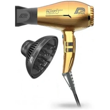 Parlux Hair Dryer Alyon Gold + Diffuser