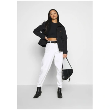 RIOT HIGHWAIST MOM JEANS - balti džinsi
