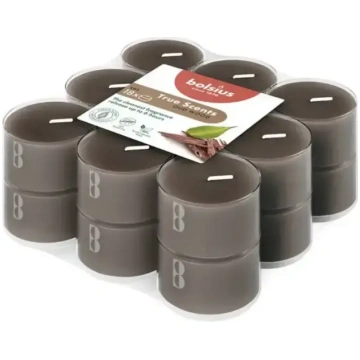 Bolsius True Scents Oud Wood tējas sveces, 18 gab