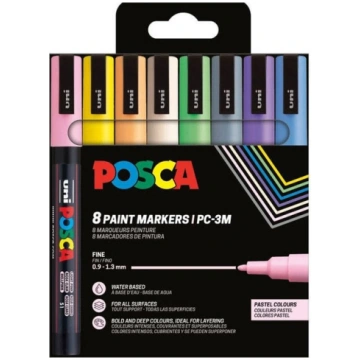 Posca POSCA PC-3M 8stk Pastelowy Kolory 401660 (37