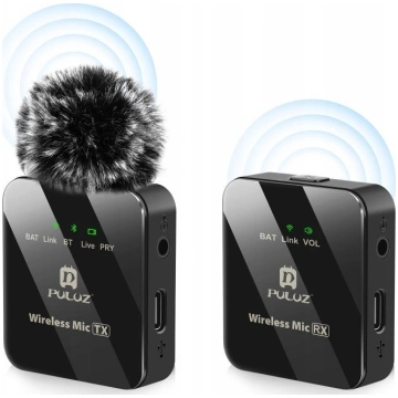 Mikrofon Puluz Mikrofon Bezprzewodowy Bluetooth 3