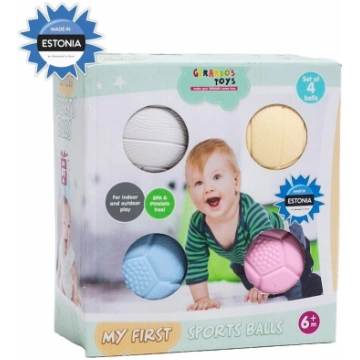 (GT7710) Gerardos Toys masāžas- sensoro bumbiņu ko
