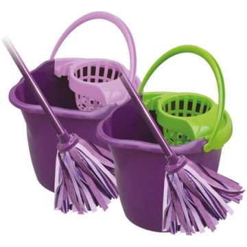 Mops ar spaini Prestige 12L violets/zaļš