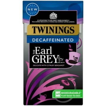 Twinings Decaffeinated Earl Grey Tea 40 per pack
