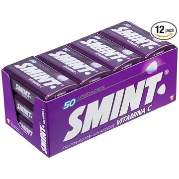 Smint Frutos Red, karameļu tabletes bez azukara - 