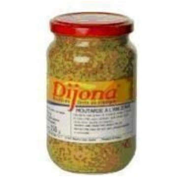 Sinepes ar sēklām DIJONA, 350g