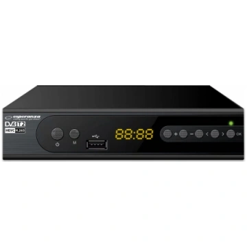 Esperanza EV106R Digital DVB-T2 H.265/HEVC tuner, 