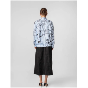 EVE track jacket TOPO blue Venera Arapu