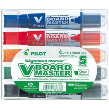 Pilot Nordic AB Pilot WB Marker whiteboard pen, 5 