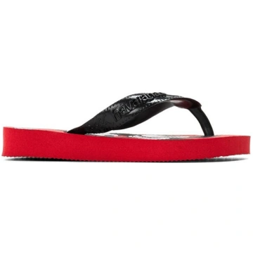 Kids' Top Disney Ruby Red/Black Flip Flops