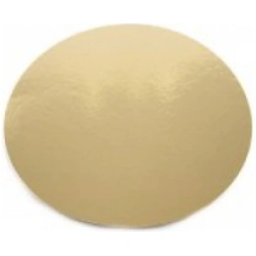 Paliktnis papīra d-26cm zelta apaļš kartona 73171