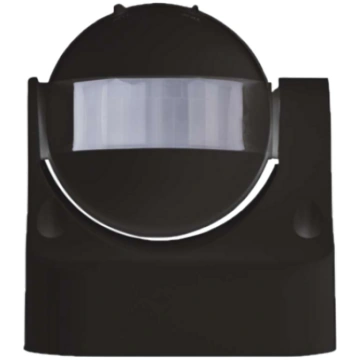 Kustību sensors Emos 1200W/180gr/12m/IP44 melns
