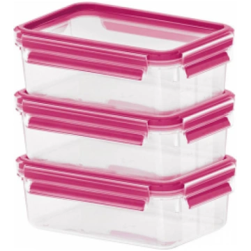 EMSA CLIP & CLOSE Box Rectangular 0.55 L Pink, Tra
