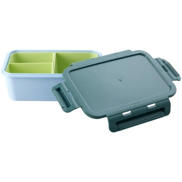 Rice - Lunchbox with 3 Inserts - Green and Soft Bl