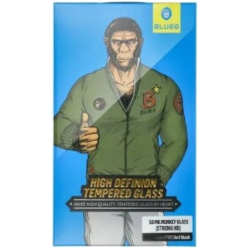 5D Mr. Monkey Glass - Apple iPhone 12 / 12 Pro bla