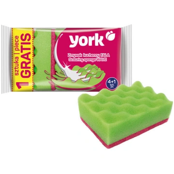 York mazgāšanas sūkļi Wave 4 + 1 gab