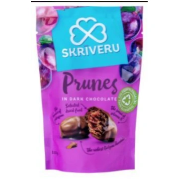 SKRĪVERU Plūmes tumšajā šokolādē 110g (450-13760) 