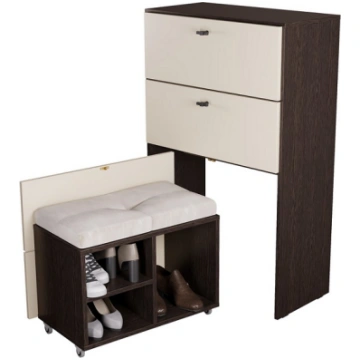 RIMANI-5 Apavu plaukts ar pufu 82890020