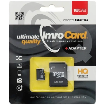 IMRO microSD memory card 16GB 100MB/s Class 10 UHS