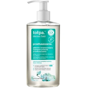 Topa Dermo hair przetuszczanie. Gboko oczyszczajcy