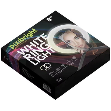 White Ring Light Selfie Sticks