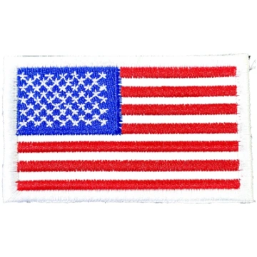 PATCH TOPPA RICAMATA USA 9 x 5 cm