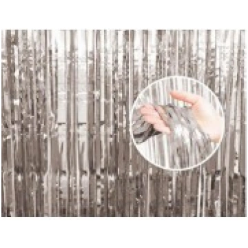 Folijas "lietutiņa" aizkars 90x240cm sudraba PF-KD