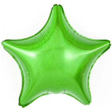 Zvaigzne, Zaļa, Hologrāfija, (43 cm) Don Ballon BP