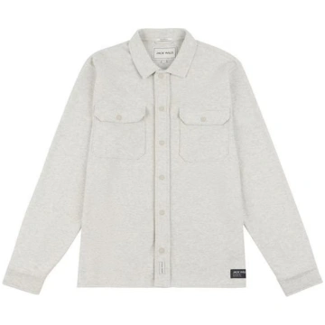 Men's Pique Long Sleeve Relaxed Fit Overshirt