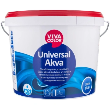 Ūdens bāzes krāsa kokam un metālam Vivacolor Unive