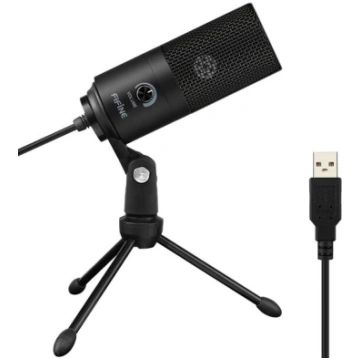 Kondensatora mikrofons Fifine K669B, melna krās