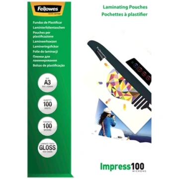 Fellowes Laminating Pouch A3 Glossy Thickness: 100