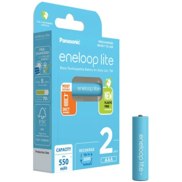 Panasonic eneloop rechargeable battery Lite AAA 55