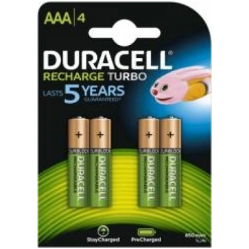 Duracell Turbo AAA Rechargeable 900mAh 4pack 50003