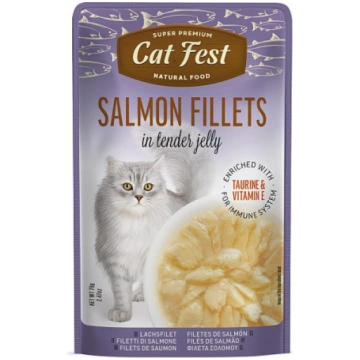 Cat Fest Laša fileja želejā, 70g