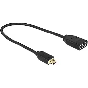 Delock HDMI to MicroHDMI, 0.2m (65687)